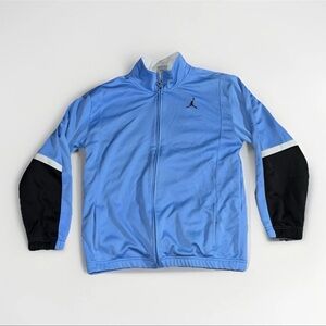 VTG Air Jordan Track Jacket Early Y2K Men's Size Large Carolina Blue Black White